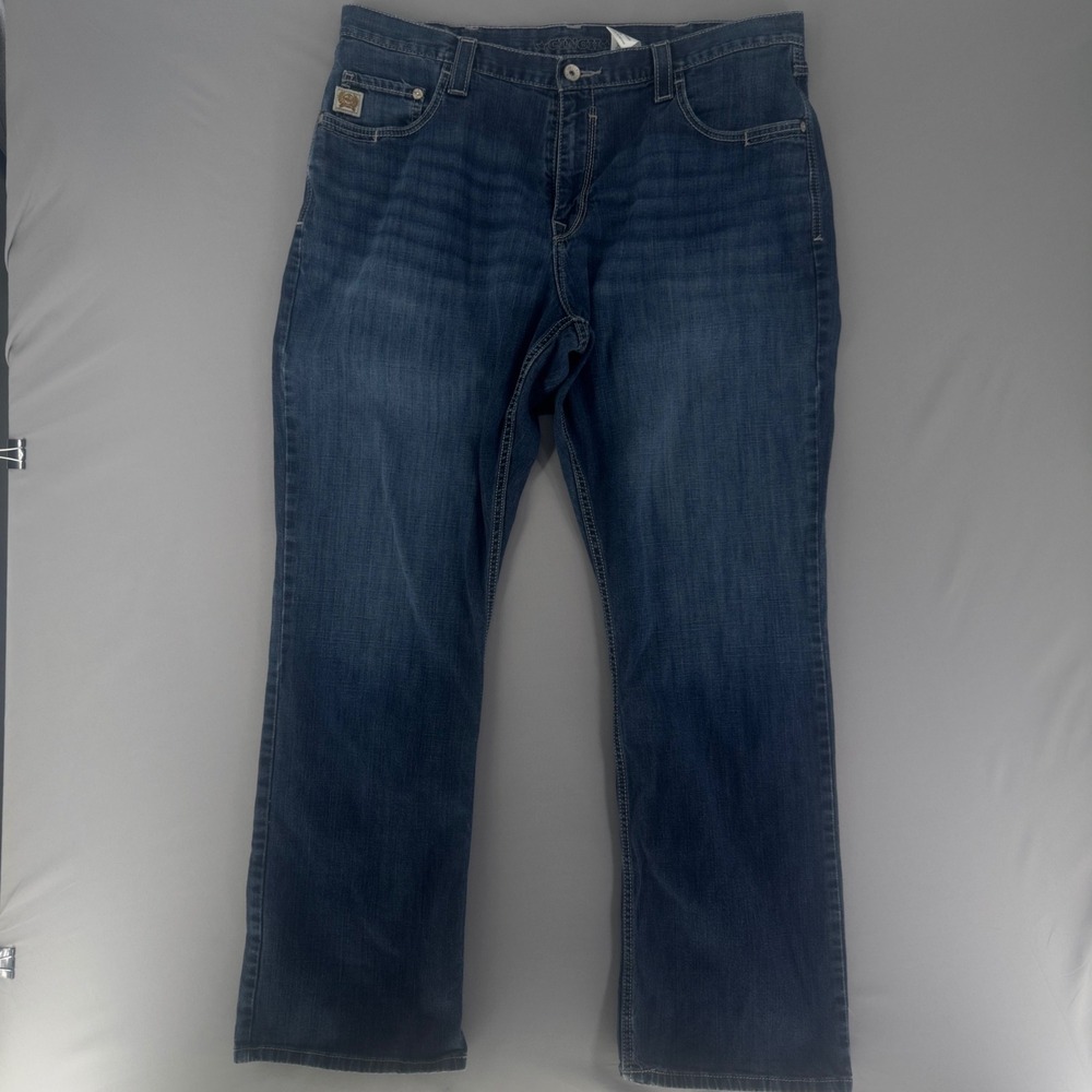 Cinch Carter 2.4 Men Relaxed Bootcut Jeans Blue Medium Wash 40x34 MB71934005
